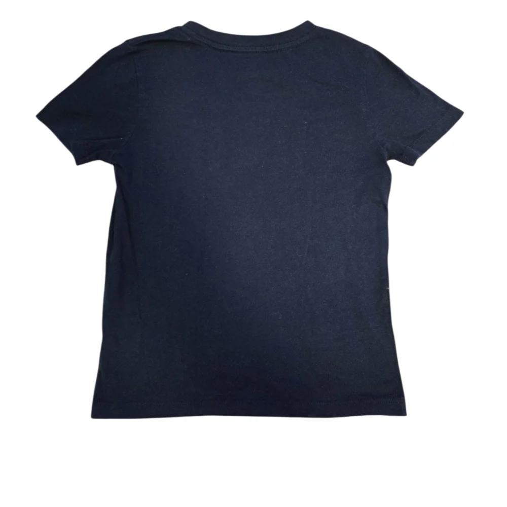 Old Navy Black Tee with Shark and Sunset Graphic‎